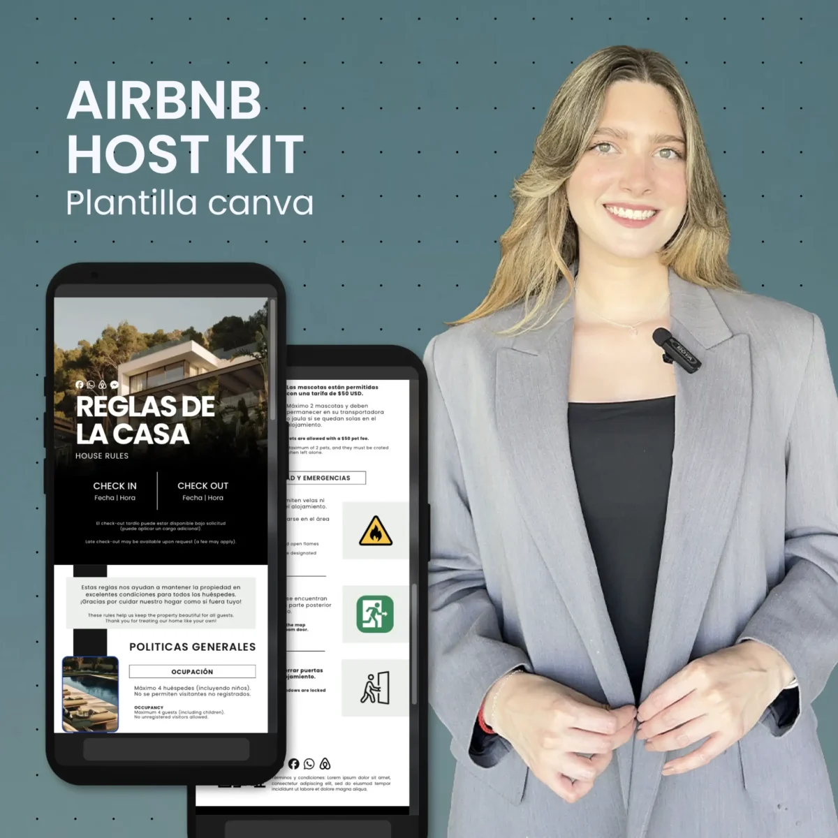 Airbnb Host Kit — vista general de las plantillas