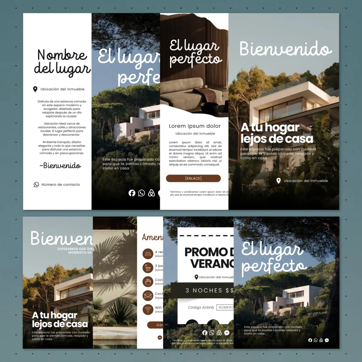 Plantillas para redes sociales del Airbnb Host Kit