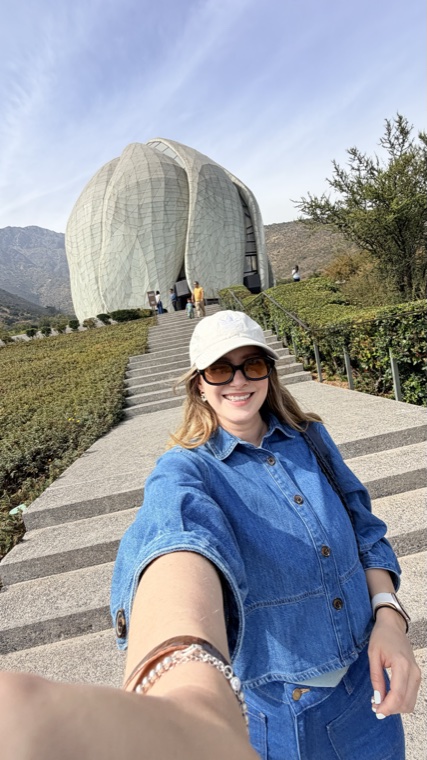 Sofía viajando en Chile
